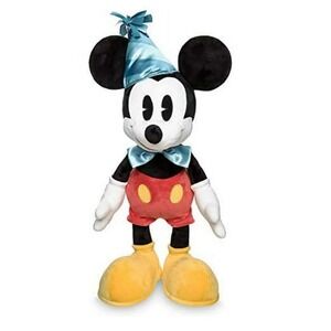 Disney Parks Mickey Mouse Birthday Jumbo Plush Let's Celebrate Mickey's 90th 24"
